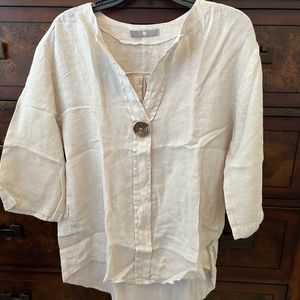 Custom designer blouse 3/4 sleeves- M